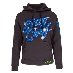 Mother The Square Hoodie Stay Cool - Grey - Small